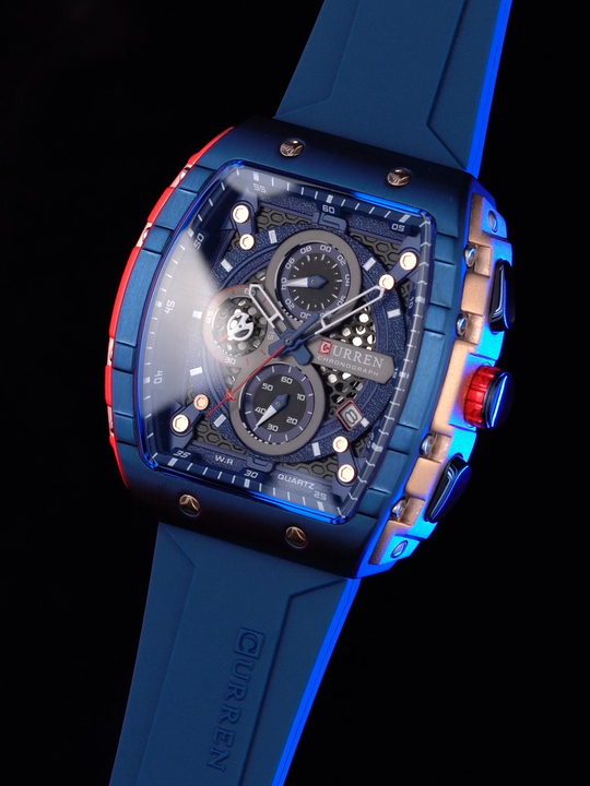 Curren *出品 CURREN 8084 Men's Quartz Watch Luxury Fashion Silvery