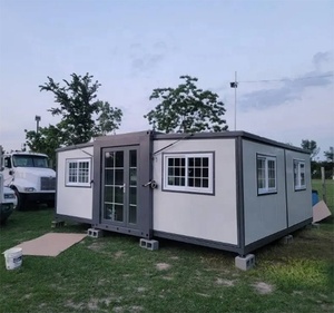 Có thể gập lại xây dựng 2 phòng ngủ xách tay Modular nhà, Trung Quốc vận chuyển, 20ft 40ft mở rộng gấp container nhà và nhà khác - Product Image 1