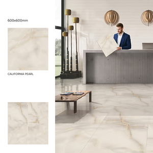 Azulejos de Porcelana Esmaltada Vistaar para Piso, Diseño de Mármol, 600x600mm, 8mm, Diseño Europeo Ceramika - Product Image 4