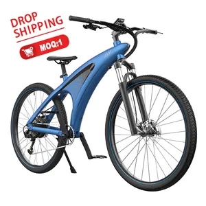 USA America Europe Europa Warehouse 9 Speed Aluminum Alloy Max Range 100km E Bicycle Electric Bike Off-road Electric Bike Adult