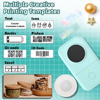 Machine d'étiquetage Phomemo D30 Imprimante d'étiquettes portable Bluetooth Mini Imprimante d'étiquettes sans encre pour un usage domestique
