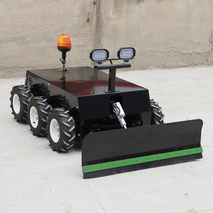 <span class=keywords><strong>Tracteur</strong></span> à 4 roues motrices <span class=keywords><strong>avec</strong></span> souffleuse à neige, <span class=keywords><strong>pelle</strong></span> à neige jaune pliable à l'avant, essence - Product Image 2
