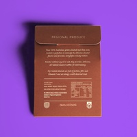 Boîte d'emballage pour café en papier kraft avec logo, recyclable, qualité alimentaire, boîte cadeau pour café, fabrication sur mesure de boîtes à café