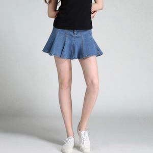 กางเกงยีนส์เด็กผู้หญิงขาสั้นทรงพลีทแบบลำลอง ลดราคาสุดฮอต - Product Image 4