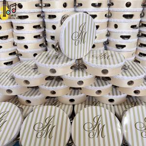 Tamburelli Personnalisé Instrument de Musique pour Mariage, Église, Fête, Tambour à Main en Bois de 6 Pouces Personnalisable, Jouet Tambour à Main de Mariage, Prix - Product Image 6