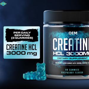 Gummies de créatine monohydrate en marque privée OEM, gummies pré-entraînement pour la croissance musculaire, pilules - Product Image 2