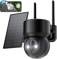 Caméra de sécurité extérieure AVStart 3MP OEM WiFi solaire PTZ TZ-DNB IP65 étanche avec audio bidirectionnel et détection de mouvement
