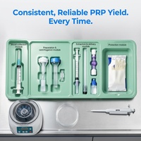 Kit de PRP de un Solo Uso FAUN, 10 ml, 5000 rpm, 8 x 15 ml, para Uso Veterinario, Curación de Heridas, OEM