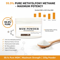 Poudre de MSM de qualité alimentaire à 99 % de pureté, supplément de santé, approvisionnement direct usine en gros
