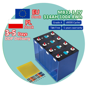 แบตเตอรี่ลิเธียมไอรอนฟอสเฟต (LiFePO4) ทรงปริซึม ยี่ห้อ EU Stock รุ่น MB31 3.2V 314Ah 330Ah ของใหม่ สำหรับใช้ในบ้าน ระบบกักเก็บพลังงาน (ESS) และระบบกักเก็บพลังงานแสงอาทิตย์ - Product Image 1