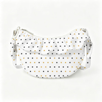 Sac de rangement matelassé pour poussette, organisateur suspendu, petit sac de voyage durable pour essentiels de bébé, avec logo personnalisé