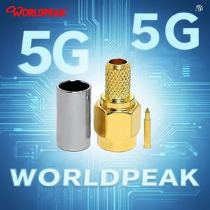 Connettore coassiale Rf <span class=keywords><strong>SMA</strong></span> spina maschio per RG58 LMR195 LMR200 cavo a bassa perdita - Product Image 2