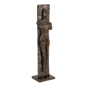 Scultura Figurativa Contemporanea in Metallo Texturizzato, Elemento Decorativo per Casa, Bagno, Ufficio e Soggiorno - Product Image 2