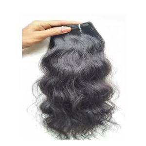 Extensiones de cabello humano 100% sin procesar de suministro de fábrica para mujeres Clip en cabello humano a granel para trenzar - Product Image 3