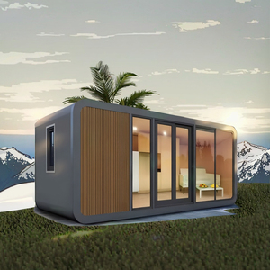 Cabines modulaires préfabriquées de luxe de 20 pieds, type capsule, conteneur, maison, pod de couchage, <span class=keywords><strong>villa</strong></span> - Product Image 2