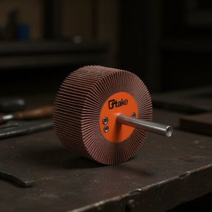 Ttake Abrasive Flap <b>Wheel</b> 25x10 Mm 80 Grit 6 Mm Shaft For <b>Grinding</b> - Product Image 3