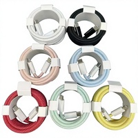 Cables de Carga Súper Rápida de 100W de Alta Resistencia, 2m/1.8m/1m, TPE/PVC/Nylon, Transmisión Estable, Tipo-C a Tipo-C para Computadora