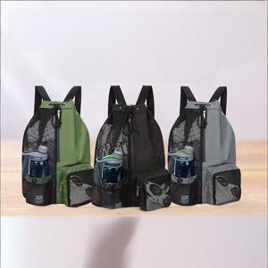 <span class=keywords><strong>Mochila</strong></span> <span class=keywords><strong>de</strong></span> Gimnasio Personalizada <span class=keywords><strong>de</strong></span> Malla <span class=keywords><strong>de</strong></span> Poliéster con Cremallera para Hombre y Mujer, Bolsa Impermeable para Ropa Mojada, Bolsillo <span class=keywords><strong>de</strong></span> Red, Bolsa <span class=keywords><strong>de</strong></span> Playa, Logotipo <span class=keywords><strong>Arena</strong></span>, Natación, Portátil - Product Image 5