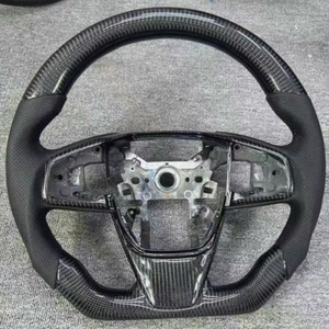 Volante Deportivo en Forma de D Personalizado en Oferta, Volante de Fibra de Carbono Forjado para <span class=keywords><strong>Honda</strong></span> <span class=keywords><strong>Civic</strong></span> Type R 10ª Generación Accord CRV XRV - Product Image 5