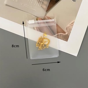 Sacchetti sigillanti per gioielli in plastica con chiusura a chiusura con chiusura a Zip in chiaro custodia - Product Image 2