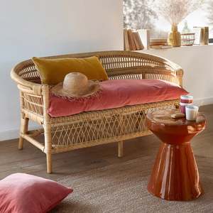 Tapis de sol de salle de bain ovale, tapis de sol organiseur tissé en forme ovale, accessoire de beauté - Product Image 6