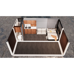 Container Modulare in Acciaio da 20ft/40ft, Casa/Ufficio/Negozio Portatile Prefabbricato di Lusso in Stile Europeo, Ecologico per Esterni - Product Image 5