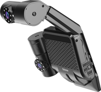 Richmor Caméra embarquée 4G avec 3 caméras 3CH 1080P HD pour voiture, IA ADAS DSM BSD en option
