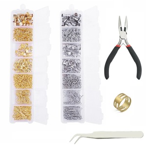 Kit de Accesorios para Pendientes y Pulseras Hechos a Mano con Cierre de Mosquetón de Plástico MFan en Caja Individual - Product Image 1