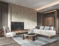 Ensembles de chambre à coucher contemporains et personnalisés de qualité hôtelière, ensemble complet de meubles, lit king size, tête de lit design pour appartement