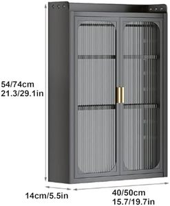 Wholesale Price Modern Stainless Steel Large Capacity Kitchen Storage Cabinet Multi-layer Bowls <b>Dishes</b> Storage Shelf Dustproof - Product Image 3
