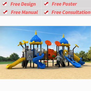 <span class=keywords><strong>TUV</strong></span> <span class=keywords><strong>Rheinland</strong></span> Testé en aluminium renforcé Équipement de terrain de jeu extérieur pour enfants Toboggan en plastique pour enfants en garderie - Product Image 3