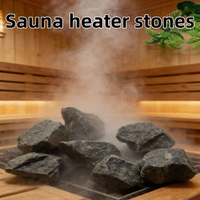 Pierres chauffantes pour sauna en gros, pierres de sauna naturelles de plusieurs tailles, pour sauna intérieur et extérieur