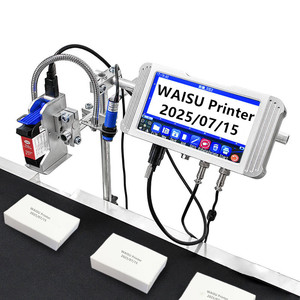 Waisu trực tuyến tự động Máy in phun cho kim loại PVC nhựa giấy carton tốc độ cao tij mã hóa máy cho hàng loạt Thời hạn sử dụng - Product Image 1