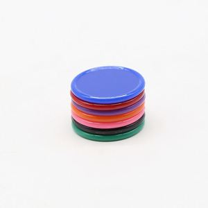 Fichas de Plástico Personalizadas al por Mayor, de Calidad, Coloridas, con Impresión de Logotipo y Número en Uno o Ambos Lados, para Accesorios de Juegos de Mesa - Product Image 3