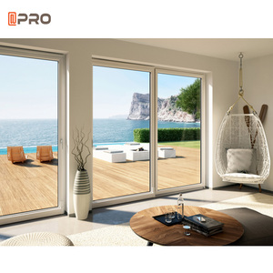 Puertas correderas de aluminio plegables para patio, <span class=keywords><strong>techo</strong></span> <span class=keywords><strong>a</strong></span> <span class=keywords><strong>suelo</strong></span>, <span class=keywords><strong>puerta</strong></span> de vidrio deslizante - Product Image 5