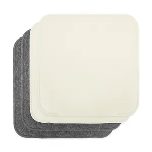 Двухцветная Подушка для стула, подушка для сиденья, квадратная подушка из 100% полиэстера, войлочная подушка для сиденья с пеной с эффектом памяти
