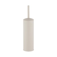 Poubelle gaufrée à pédale avec couvercle à fermeture douce, ensemble d'accessoires de salle de bain avec poubelle à pédale et porte-brosse WC