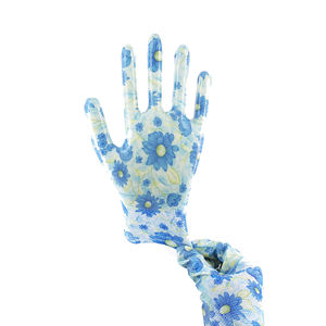 Gants enduits de nitrile <span class=keywords><strong>4</strong></span> saisons Gants de travail enduits de paume en polyester et nylon froissé Gants de sécurité enduits de <span class=keywords><strong>latex</strong></span> chauds et froids - Product Image 6