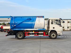Shacman 15CBM Sewage Vacuum Truck 6 Wheel Powerful <b>Suction</b> <b>Pump</b> Septic Tank Cleaning Truck Chinese Manufacturer Global Export - Product Image 2