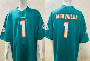 Maillots de <span class=keywords><strong>football</strong></span> américain cousus en gros, nouvelle saison # 13 Marino # 10 maillots brodés des <span class=keywords><strong>Dolphins</strong></span> de Miami - Product Image 5