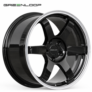 Greenloop รถแข่ง<span class=keywords><strong>ก</strong></span>ีฬาแข่งรถปลอมแปลง<span class=keywords><strong>ล้อ</strong></span>อัลลอย <span class=keywords><strong>Te37</strong></span> 5X114.3 18-22นิ้วผิวสีดำด้านสภาพใหม่สำหรับ GTR - Product Image 5