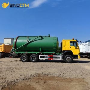 Camion d'aspiration des eaux usées Sinotruk 6X4 20CBM Diesel Howo 400hp Manuel à haute pression <span class=keywords><strong>pour</strong></span> le vidage des fosses septiques - Product Image 5