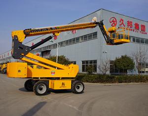 Elevador de construcción diésel autopropulsado Plataforma de trabajo aéreo automática Joystick Operado Levantamiento <span class=keywords><strong>Grus</strong></span> para trabajos de construcción - Product Image 3