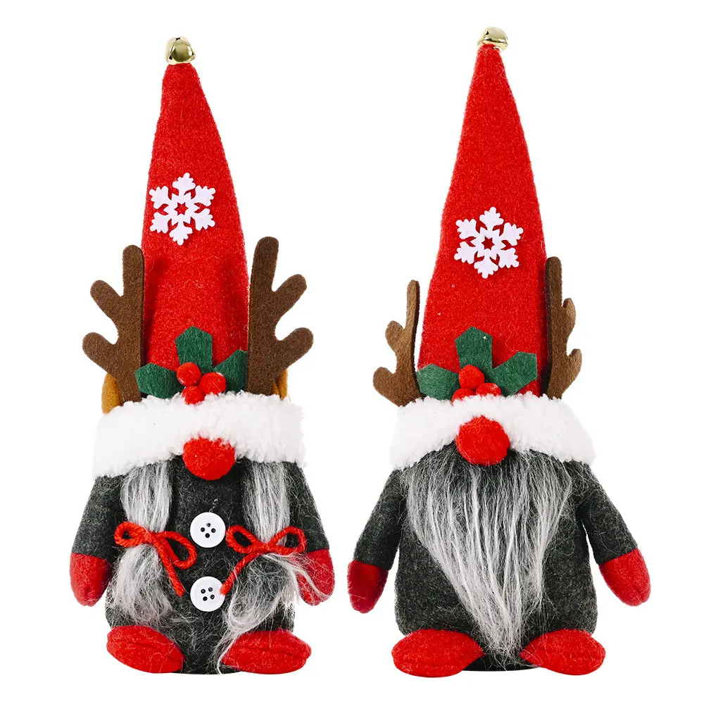 Boneka tanpa wajah baru buatan tangan Swedish Tomte Christmas Gnome