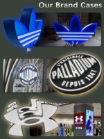 Enseignes 3d Acrylique logo Personnalisé Led Illuminé Publicité logo Enseigne Lumière Blanche pour Maison Hôtels Bars Centres Commerciaux Entreprises Hôpitaux
