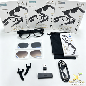 Gafas inteligentes G1 Max con cámara, grabación de video HD de 8MP, reconocimiento de objetos por IA, traducción en tiempo real y traducción de video/llamadas. - Product Image 5