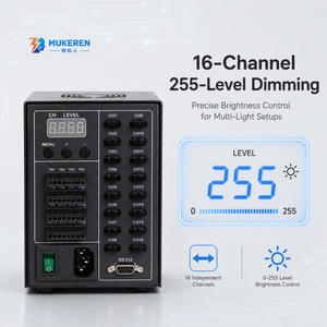 Controlador <span class=keywords><strong>LED</strong></span> Digital <span class=keywords><strong>de</strong></span> 16 Canales, Tamaño Compacto, Control Digital Directo para Regulación <span class=keywords><strong>de</strong></span> Energía <span class=keywords><strong>de</strong></span> <span class=keywords><strong>Luces</strong></span> <span class=keywords><strong>LED</strong></span> <span class=keywords><strong>de</strong></span> Inspección Industrial Pequeñas - Product Image 1