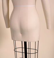 Maniquí de Fibra de Vidrio, Torso Femenino Ajustable, Medio Cuerpo, para Confección de Alta Gama, Maniquí de Dama