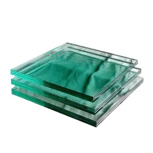 Safety tempered laminated double glazing 0.76 1.14 1.52 PVB layer insulated glass Laminated tempered glass