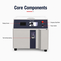 Machine à sertir automatique SQ-LK04 Qilin pour tubes numérotés, alimentation par tube, 0,5-6,0 mm², 600 pièces/heure, sertissage quatre côtés, longueur de tube 10-20 mm